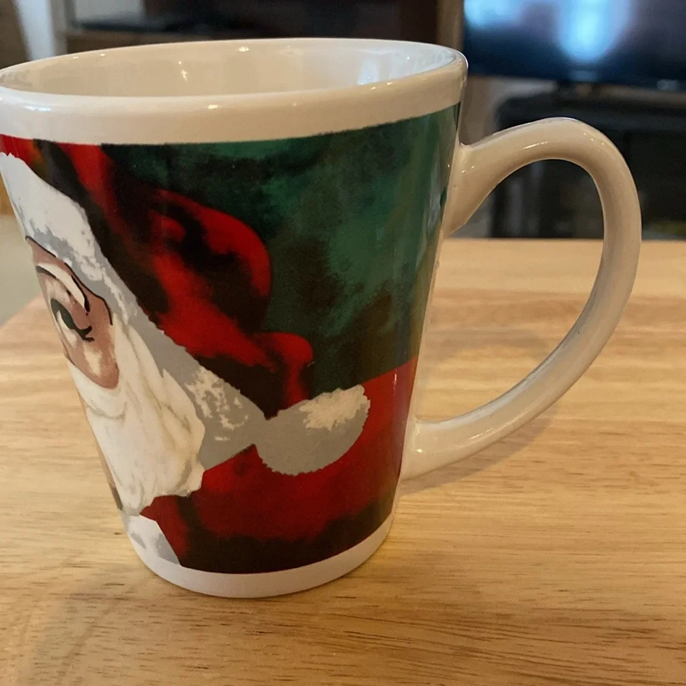 Santa Mug. Holds 8 oz